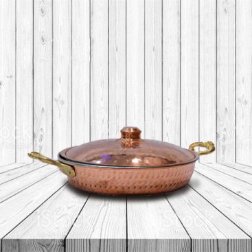 Kapaklı Bakır Tava (5 Kişilik)