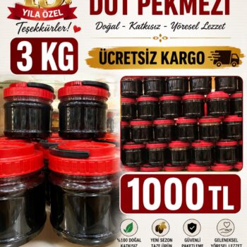15. Yıla Özel  Pekmez Kampanyası 3 Kg Dut Pekmez
